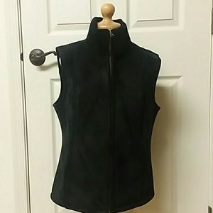 Oleg Cassini black Suede look Vest